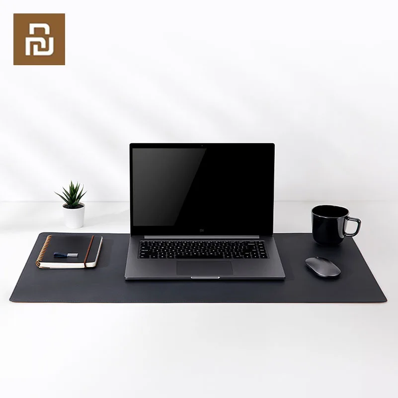 Xiaomi Extra Large PU Leather Mouse Pad Natural Oak Desk Mat Anti-fouling Waterproof Computer Mousepad Keyboard Table Cover