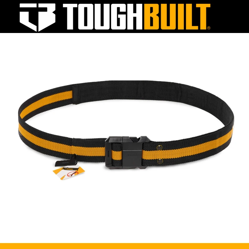 حزام عمل TOUGHBUILT TB-CT-42 مع مشبك عالي التحمل وطول قابل للتخصيص لجزء أدوات الخصر مقاس 32 بوصة - 48 بوصة
