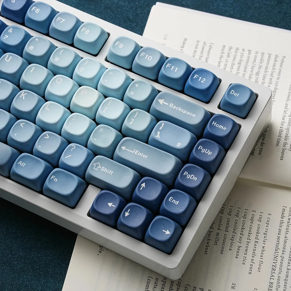 Korean Keycaps MOA PBT Mechanical Keyboard Keycap Ball Keys ISO German Spanish French UK Russian BRPT Dye Sub Gradient keycaps​