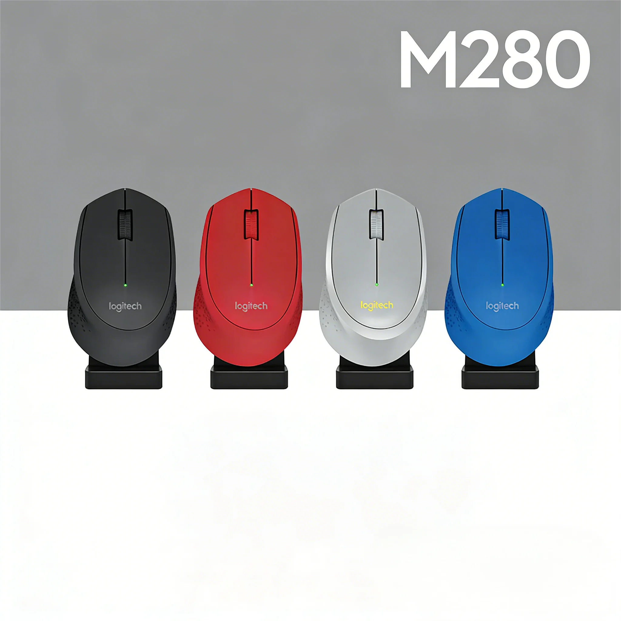 

Беспроводная мышь Logitech M280/M330 - черная, классический дизайн для профессионального образа