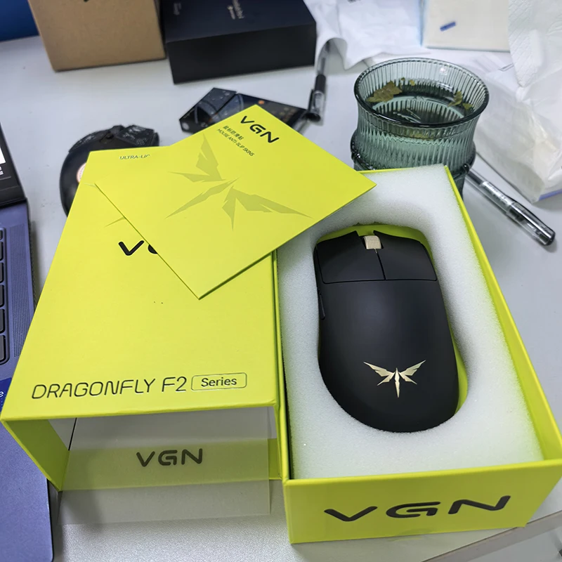 NEW Vgn Dragonfly F2 Promax/Ultra Wireless Three-Mode Long-Range Gaming Mouse Low-Latency Lightweight Beast Performance Mouse