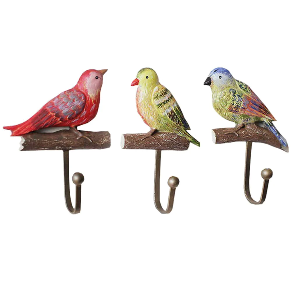 

1 set Decorative Hooks Wall Coat Hangers Home Decor Resin Waterproof Easy Install Thick Edges Storage Clothes Scarves Hats Robes