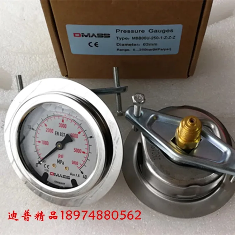 Sany pump truck pressure gauge, vehicle mounted pump crane, crane range 6 10 25 40Mpa, Zhonglian PSI