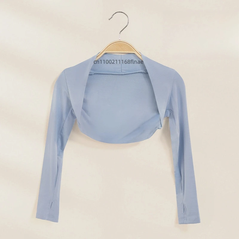 Children's Ballet Dance Costume, Long Sleeved Camisole Jacket, Ballet Training Outfit, Stage Dance Performance Costume