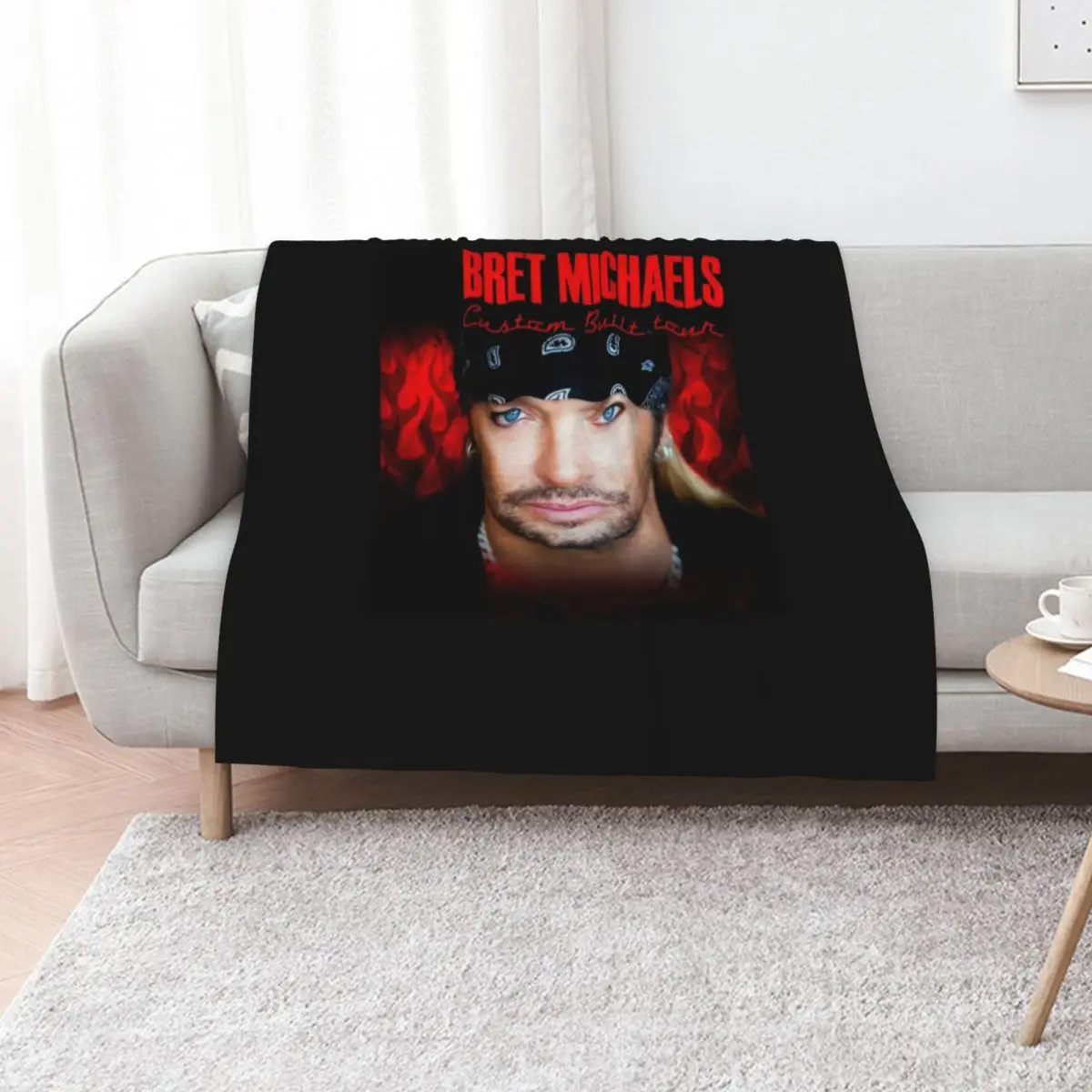

Bret Michaels Face Tour 2019 Dedekyo 5 Throw Blanket Sleeping Bag Decoratives Luxury St Softest Blankets
