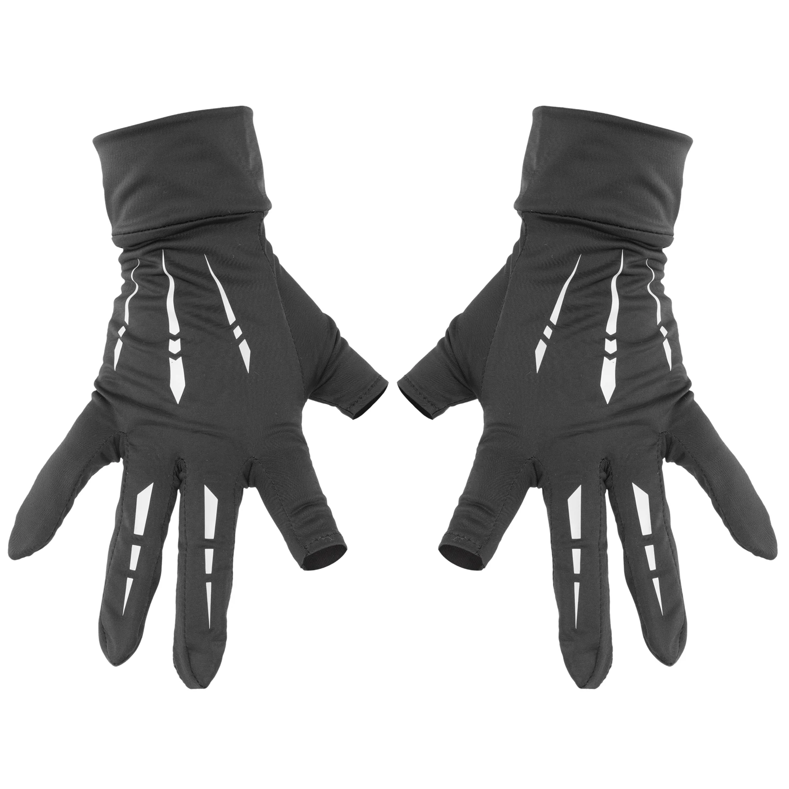 

Summer Full Finger Sunblock Gloves Fishing Uv Ice Silk Elastic Fabric Anti-slip Outdoor Sports Gloves Breathable