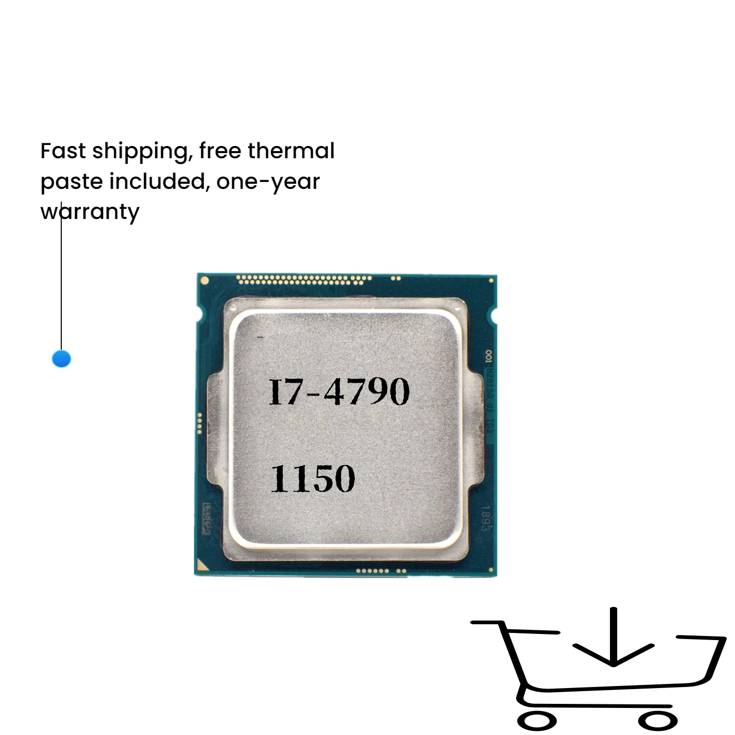 

Core i7-4790 i7 4790 Четырехъядерный процессор с частотой 3,6 ГГц 8 МБ 84 Вт LGA 1150