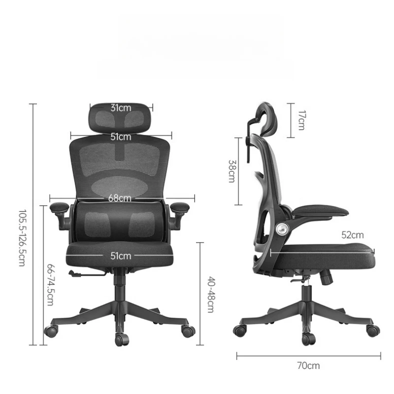 

High Back Executive Office Ergonomic Gaming Swivel Mesh Computer Adjustable Height Lumbar Chaise De Bureau Office Furniture
