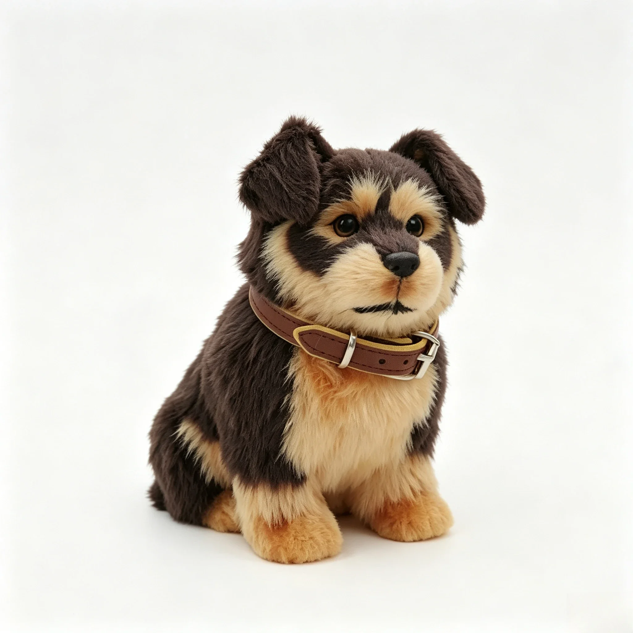 Kawaii Yorkie Dog Ornament Toy Cute Dolls Simulation Dog Toy Lifelike Maltese Fluffy Model Study Rooms Home Decor Gift