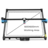 Twotrees-金属レーザー彫刻機、レーザー彫刻機、木材および革切断機、TTS-55 pro、TTS-10 pro、40w、80w、600x60mm 2