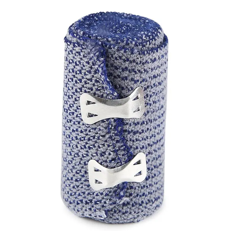 

Sports Cold Compression Bandage Wrap with Fixed Clips Flexible Support Bandage for Ankle Knee Leg Muscle Care