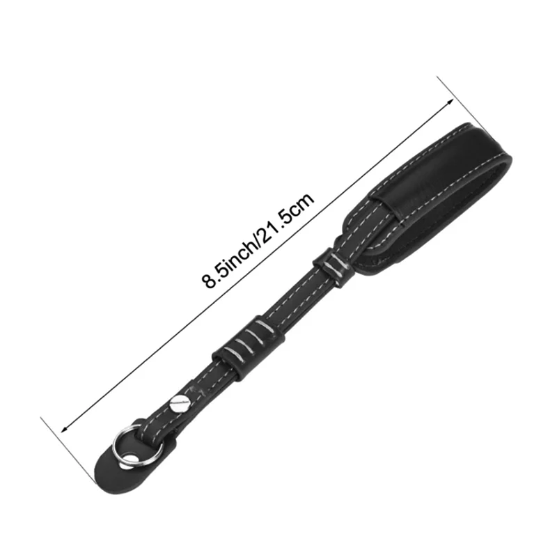 FFYY-Suitable for SLR Leather Wrist Strap Digital Camera Anti-Lost and Anti-Fall Hand Strap Photography Accessories-Brown