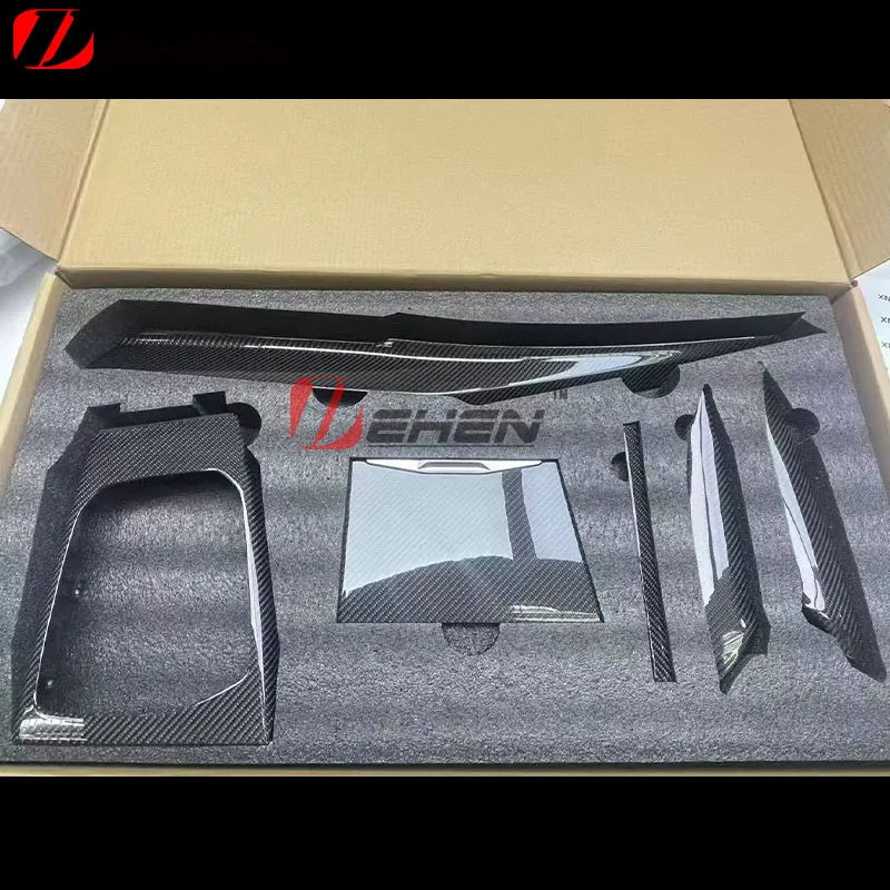 

For BMW New G80 G81 G82 G83 G87 M2 M3 M4 Dry Internal Carbon Fiber Instrument Panel Center Console Shift Lever Replacem2020-2026