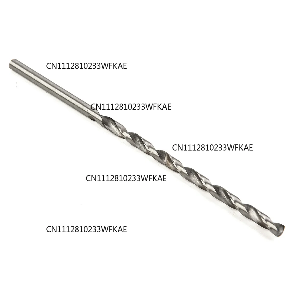 10Pcs HSS High Speed Steel Drill Bit 2-5mm Punch Holes Set Extra Long 150mm For Electric Drills Machines Aluminum Power Tools