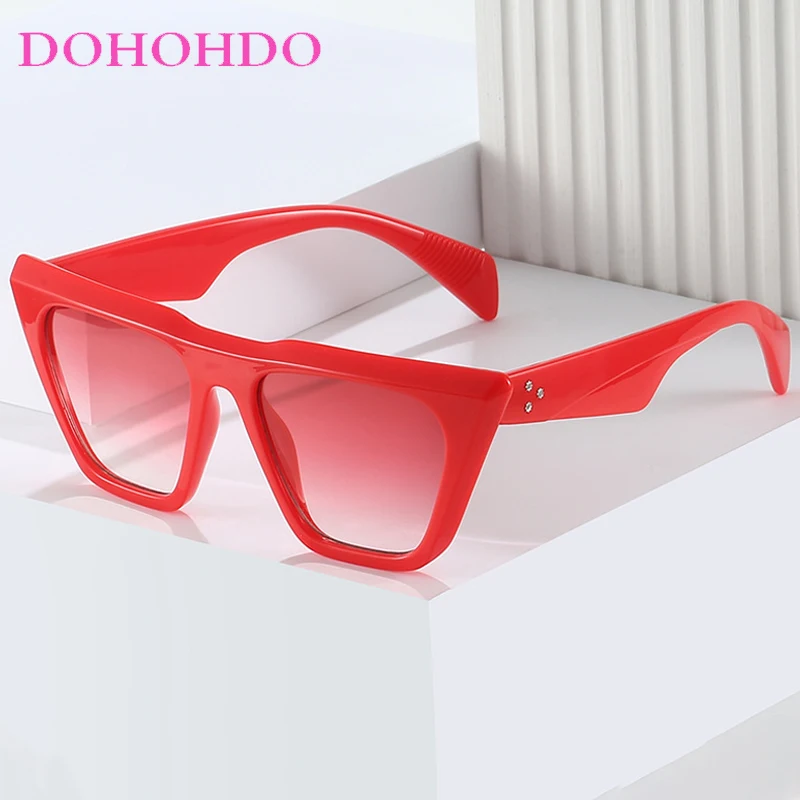 

Classic Trendy Rice Nail Square Frame Sun Glasses Women Men Outdoor Luxury Designer Shades Summer Traveling Drive Eyeglass UV400