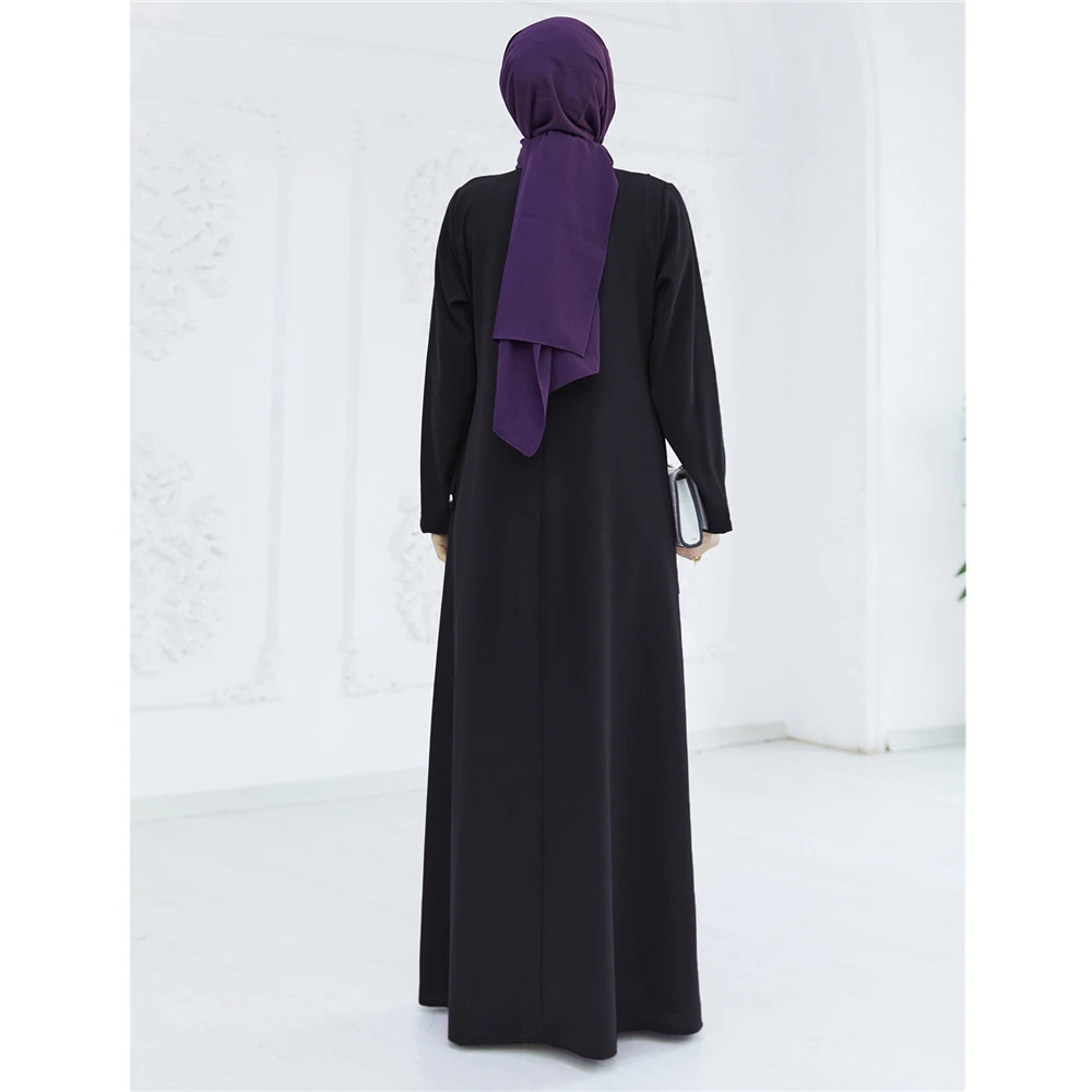 Ramadan abayas para 2024 muçulmano dianonds feminino malásia maxi vestido turquia árabe festa jalabiya dubai islam caftan marocain femme