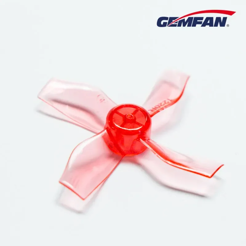 Gemfan 1220 31mm Quad Blade Prop Set, 12 Pairs CW CCW, Random Color, Bore Optional