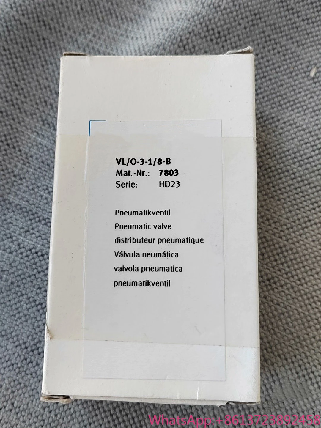 

Brand New 7803 VL/O-3-1/8-B