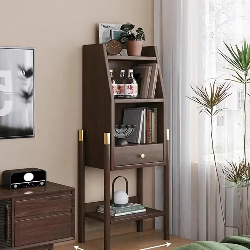 &Wood All Solid Bookshelf Display Modern Simple Living Room Cabinet Organizer Rack Bookshelf Estante De Livros Hoime Furniture