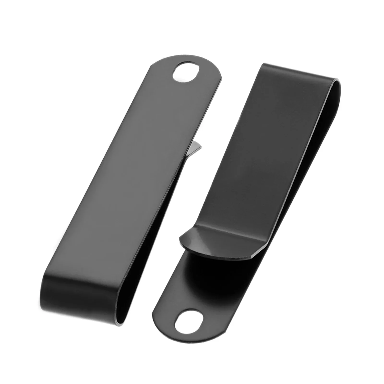 2Pcs Metal Spring Buckles Wallet Key Clip Hook Black Belt Holster Clip Clasp Hook for Pockets Handbag DIY Accessories 67/mm