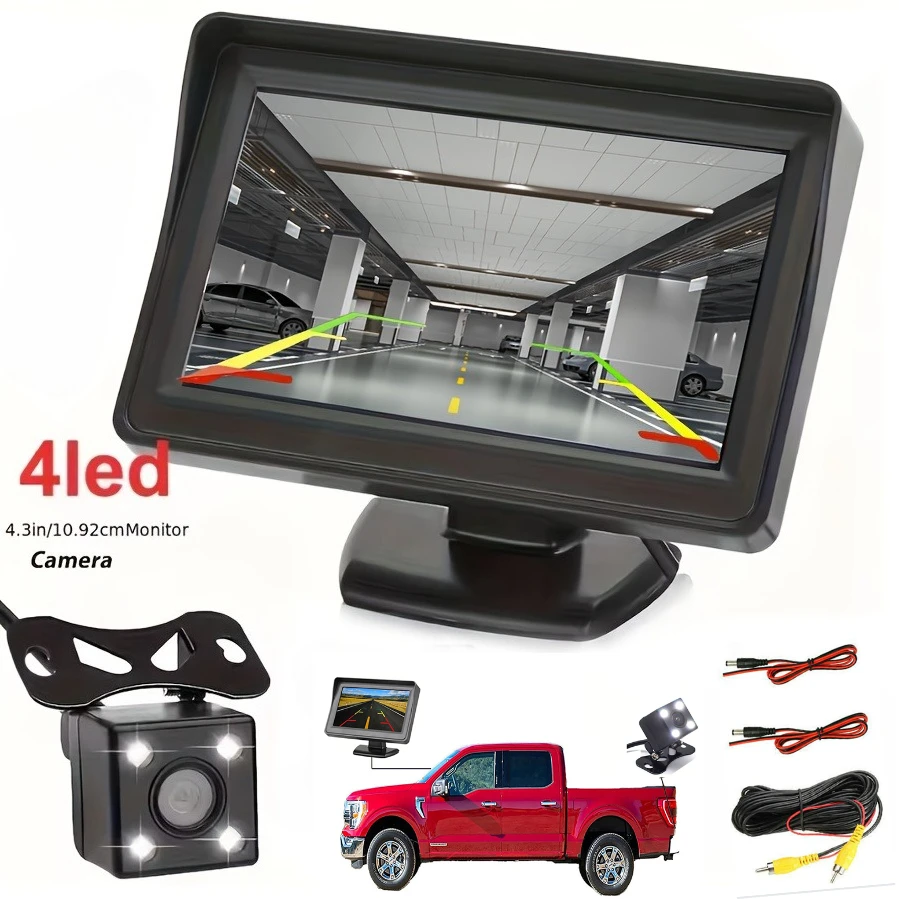 For BMW 4.3-Inch Desktop Hard Connection, Without Battery Perfect for Car, Pickup, SUV, Camper, Truck, Van etc.
