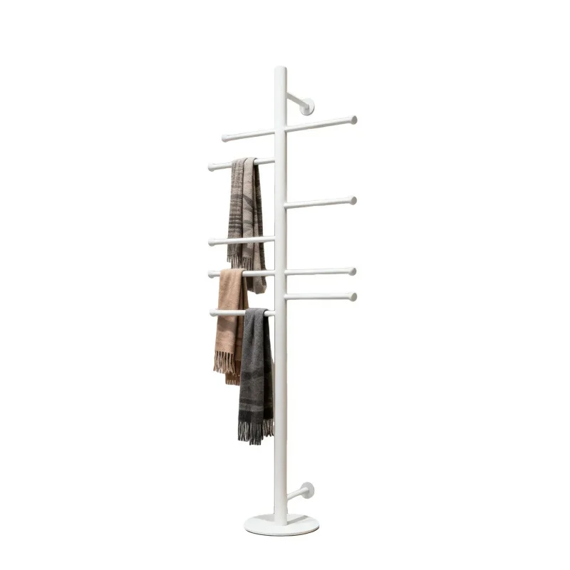 custom.Custom scarf hanger Floor-standing scarf display stand Hanging scarf rack Multifunctional clothing storage rack of high q