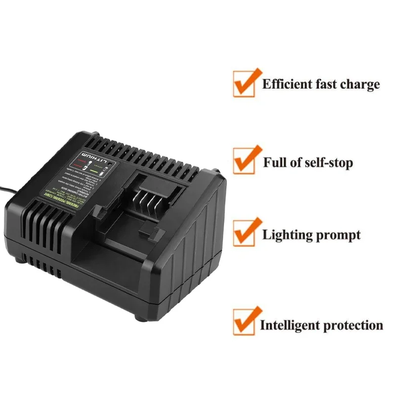 Bộ Sạc Nhanh Thay Thế Cho Porter Cáp 20V Max Lithium-Ion Cho Black & Decker 20V Lithium-Ion Porter-Cáp