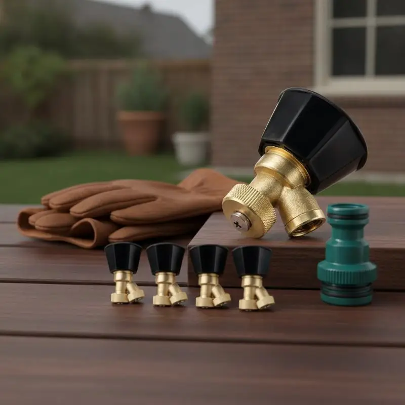 Adjustable Brass Agricultural Spray Nozzle Fine Atomization For Garden Watering Crop Spraying