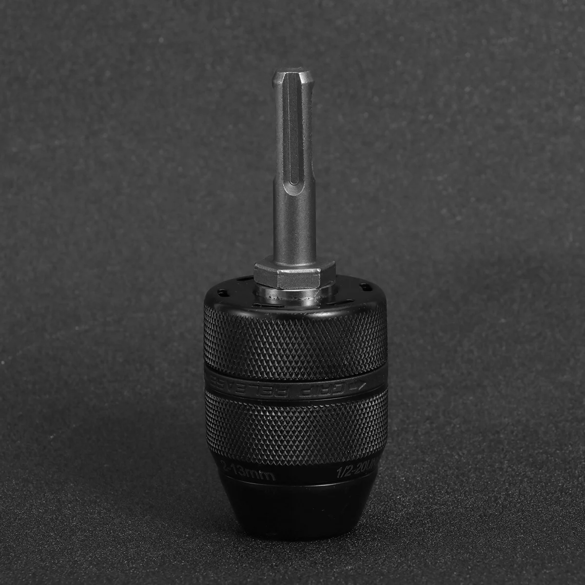 

Keyless Vanadium Steel 3-Jaw Drill Chuck 2-13mm Adapter Converter Anti-Rust Aluminum Alloy Ratchet Teeth Locking Tool