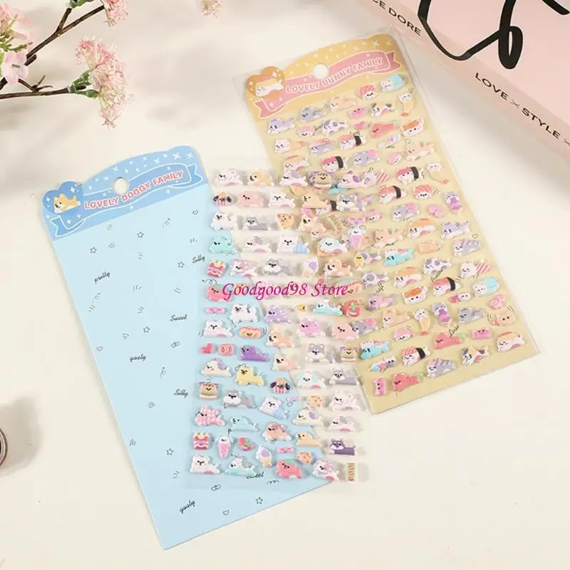 Animal Decorative Foam Sticker for Kids Craft Scrapbooking Planner Journals Notebook Kid Sticker for Classroom Rewarding 