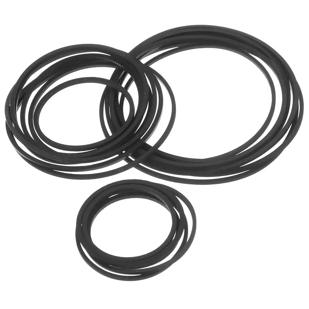 

60 Pcs Recorder 1mm Square 35-85mm Rubber Replacement Drive for DJ Cassette Player Deck Recorder Belts Music Belts