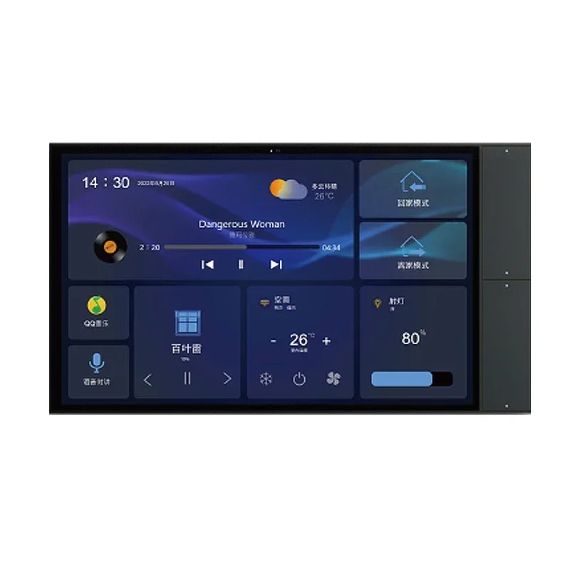 

Tuya WiFi Smart 10.1 Inch Center Control Zigbee Gateway Smart Butler Voice Control Multifunction Touch Screen Control Panel