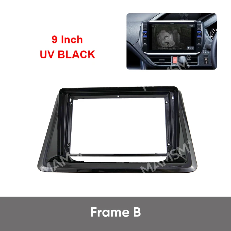 MAMSM For TOYOTA NOAH/ ESQUIRE/ VOXY 2014-2017  Car Control Fascia Audio Frame Radio Stereo Panel Harness Power Cable  Kit