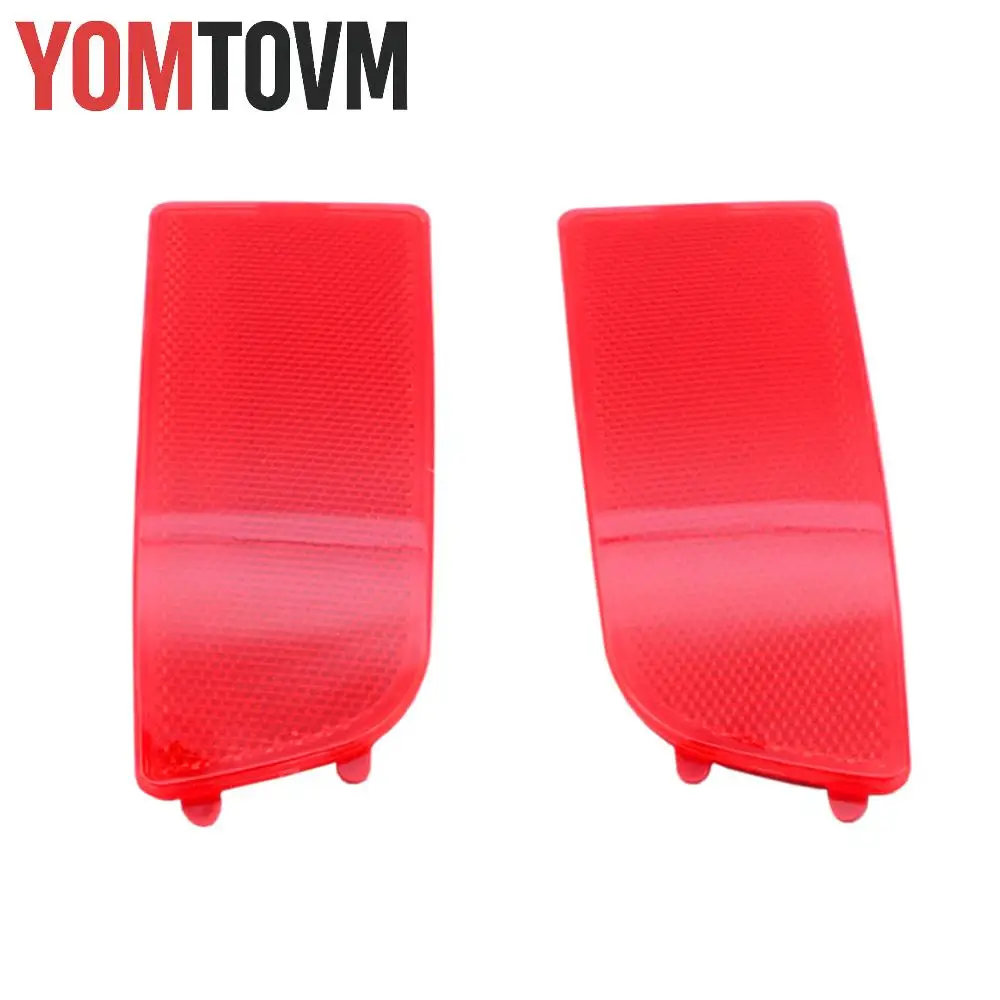 2Pcs Red Rear Bumper Reflectors ABS Exterior Trim Car Accessories for Mercedes Benz Sprinter W906 2006-2016 Volkswagen Crafter