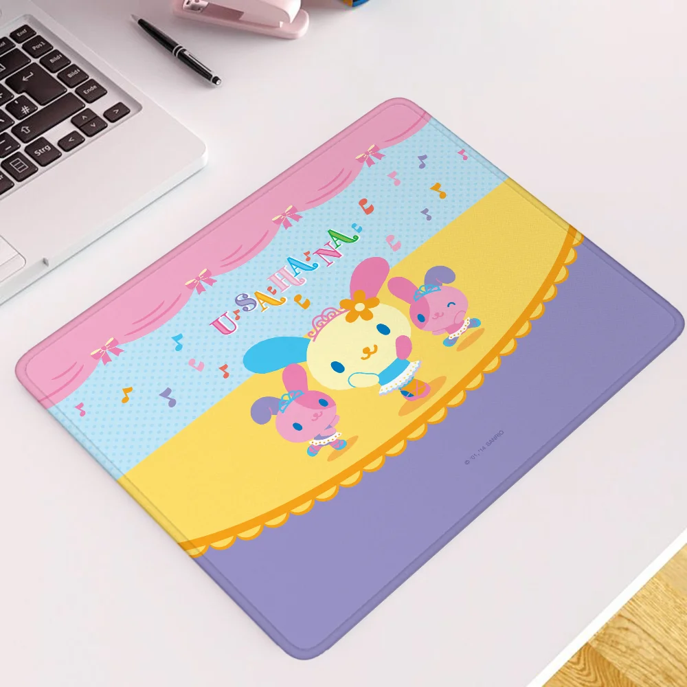 Small Pc Accessories USAHANA Desk Mat Custom Mouse Pad Anime Mousepad Company Gamer Girl Game Mats Gaming Laptop Mause Computer