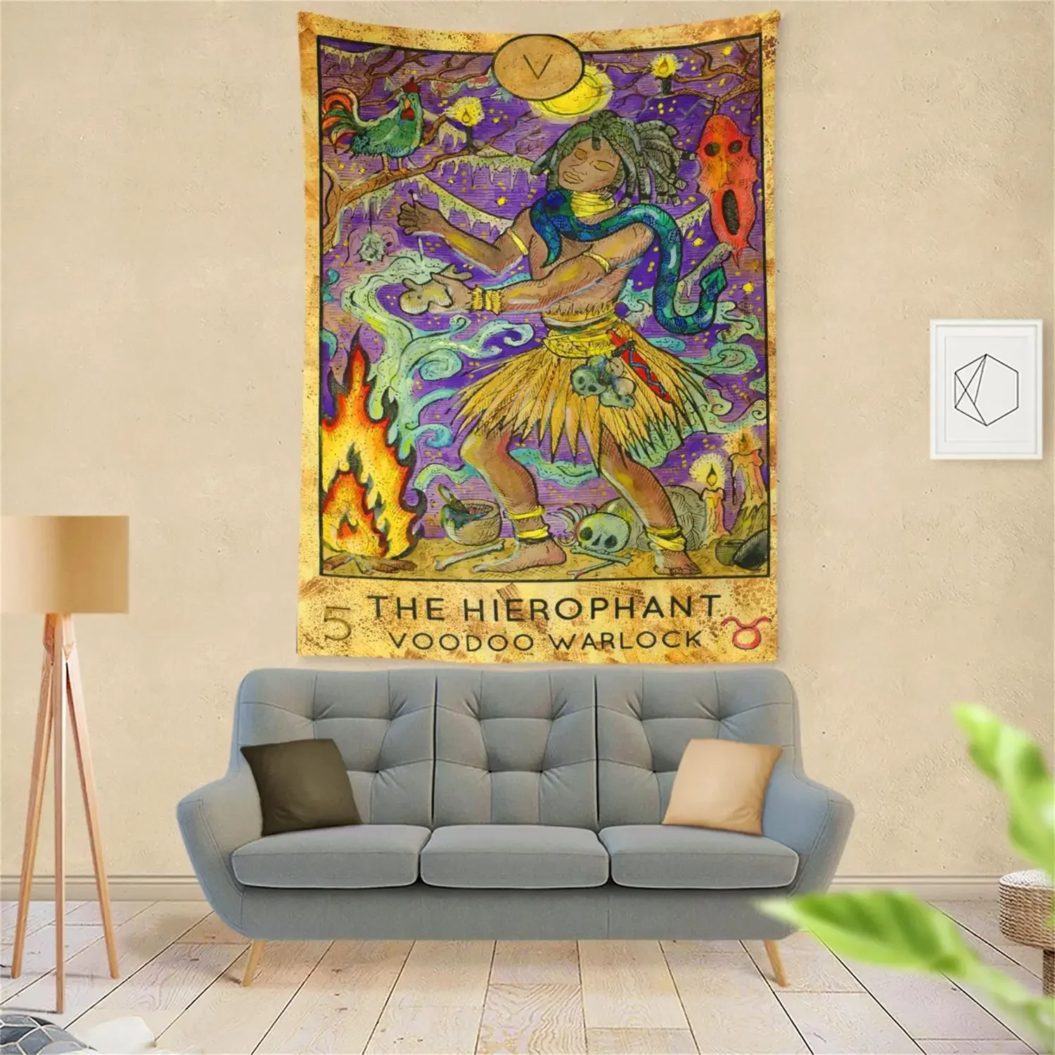 Tarot Card Astrology Tapestry Room Decoration Divination Witchcraft Supplies Tapestry Aesthetics Wall Fabric bedroom decor