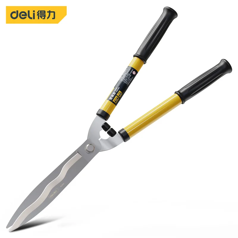 Deli Garden Tools Gardening Scissors Flower Pruner Garden Shears Lawn Special Hedge Shears Pruning Branches for Plant Cutter 