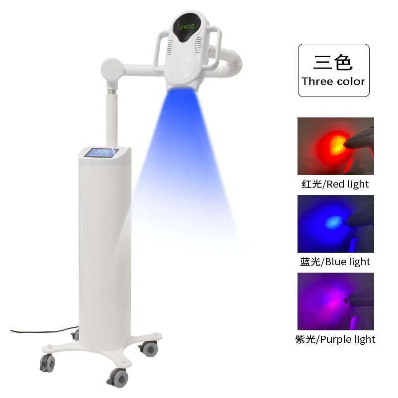 

Dentals Equipment Clinic 80W 10 Pcs LED Bleaching Lights Portable Laser Lamp Mobile Teeth Whitening Machine For Professional Use