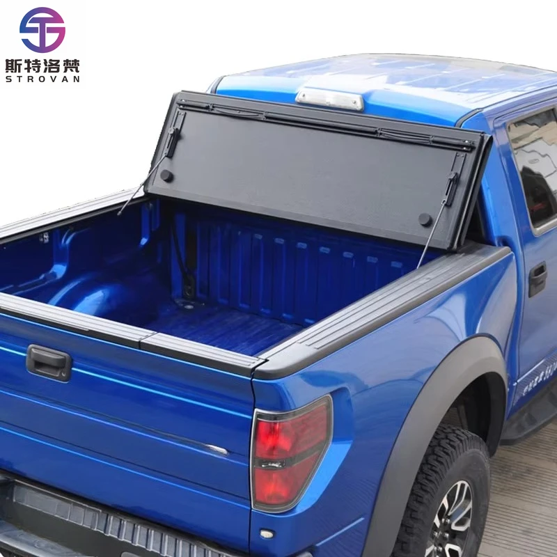 

STLF Hard Folding Pick up Truck Bed Tonneau Cover Hard Tri-Fold Tonneau Cover for sierra /chevy Silverado 1500 2018 2024 2