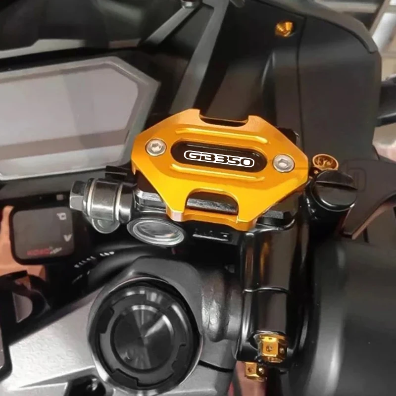 With Logo GB350 Fit For HONDA GB350 GB 350 2021 2022 2023 Accessories Motorcycle Front Brake Master Cylinder Fluid Tank Cover