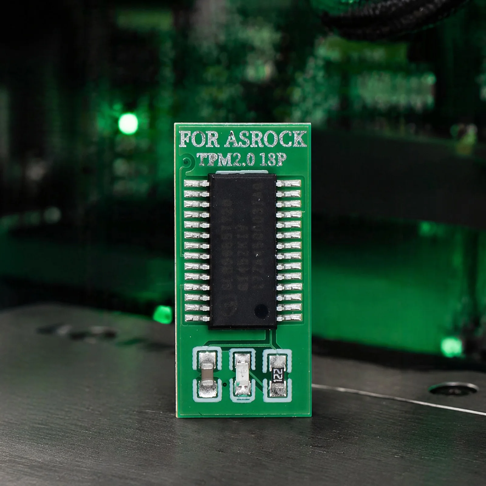 TPM 2.0 Securitys Encryption Module 18 Pin for Compatible Motherboard Trusted Platform Win11 Upgrade LPC Interface Hardware