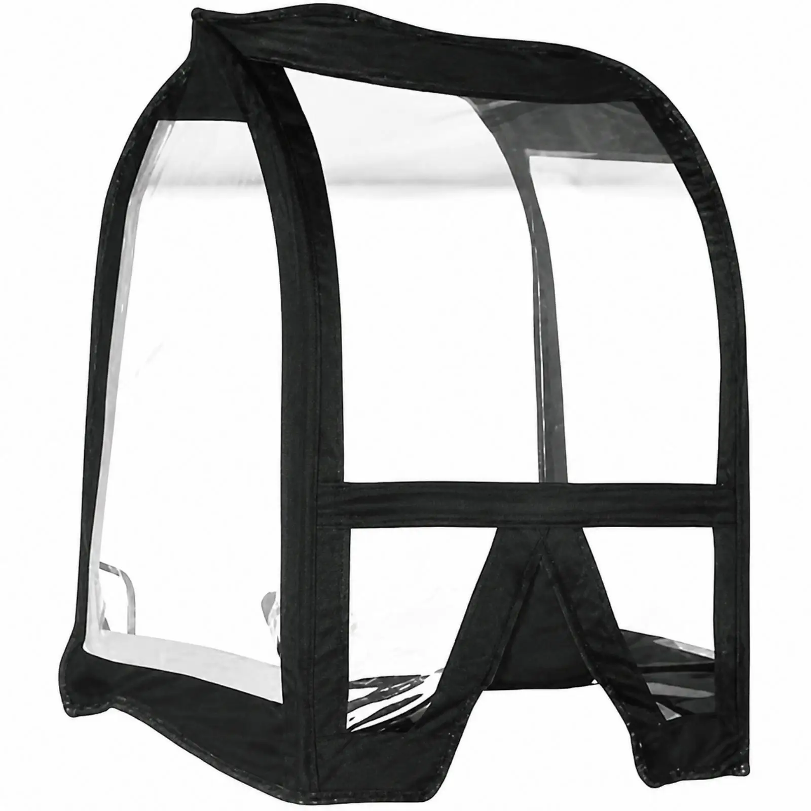Soft Enclosure Snow Thrower Cab Cover for Cold Conditions with Raised Design and PVC Build