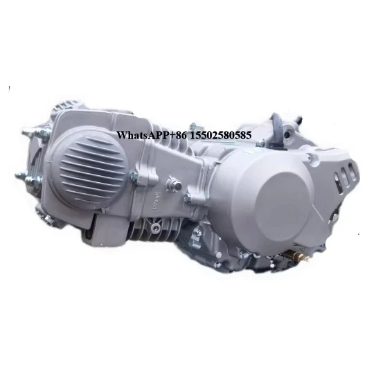 

New 140cc Motorcycle Engine 1 Cylinder 4 Stroke Assembly YX140 with CDI Ignition Manual Clutch Kick Start in Aluminium