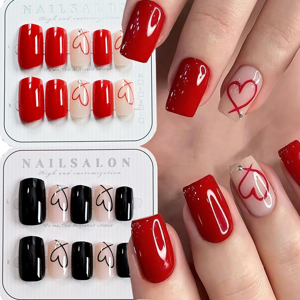 24Pcs 3D Red Line H… - image