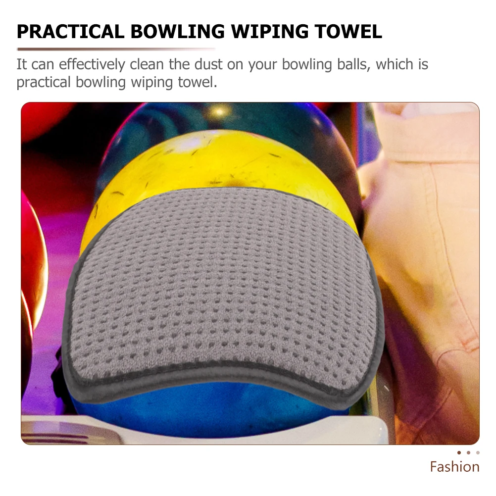 

3Pcs Microfiber Bowling Ball Towels Reusable Practical Polishing Towel Lightweight Portable Cleaner Bowling Ball Cleaner