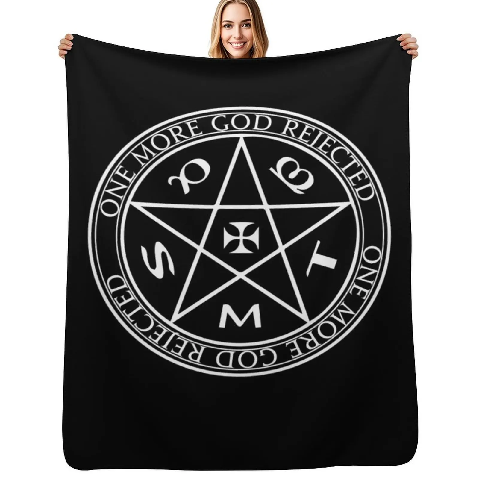 

One More God Rejected Throw Blanket christmas gifts Personalized Gift Blankets Sofas Of Decoration Blankets For Sofas Blankets