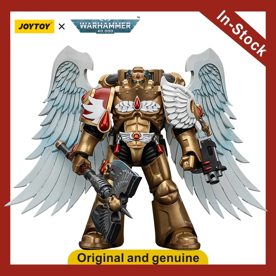 

【UA】JOYTOY Warhammer 40K Blood Angels Sanguinary Guard с топором Encarmine, фигурка 1/18, модель, игрушка, подарок