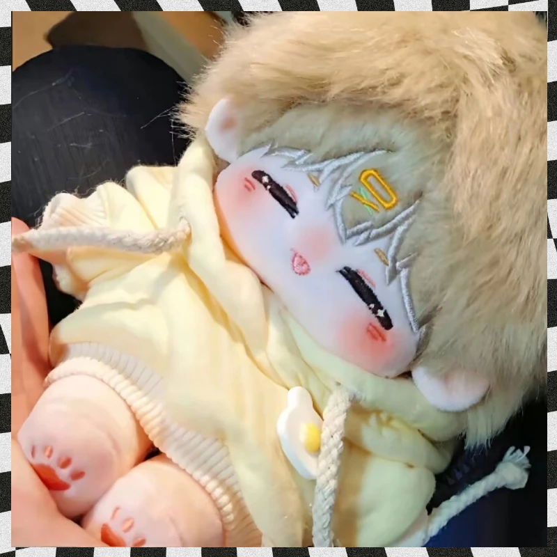 

Anime Bungo Stray Dogs Nakahara Chuuya 20cm Cotton Doll Stuffed Plush Send Friends Dress-up Cotton Doll with Clothes Gift Toy