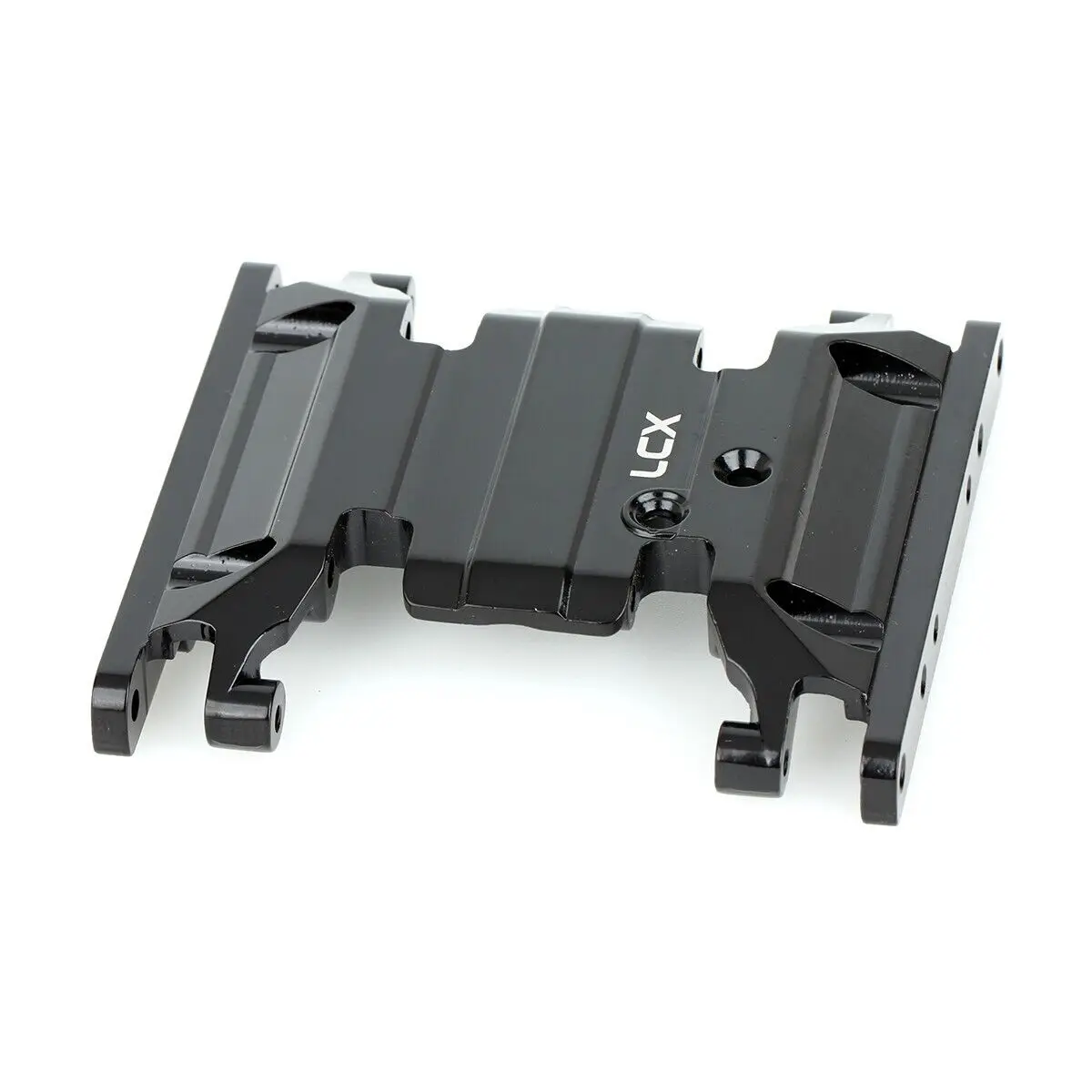 LCX Racing 1/10 RC Crawler Aluminium Skid Plate Transmissie Mount voor Axiale SCX10 II 90046 90047 Upgrades Onderdelen Accessoires