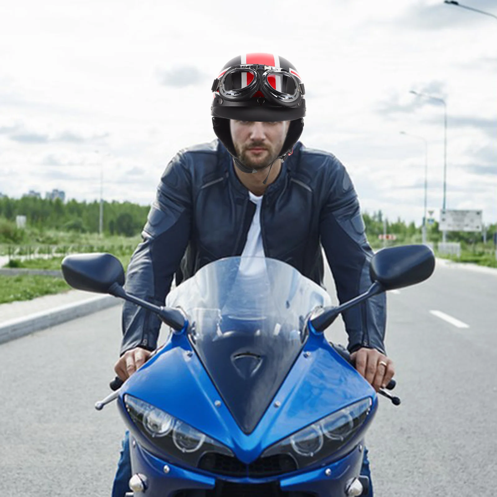 

Vintage Motorcycle Lightweight Comfortable Electric Bikes Retro Design Rider Outdoor Riding Portable Cyclist Practical